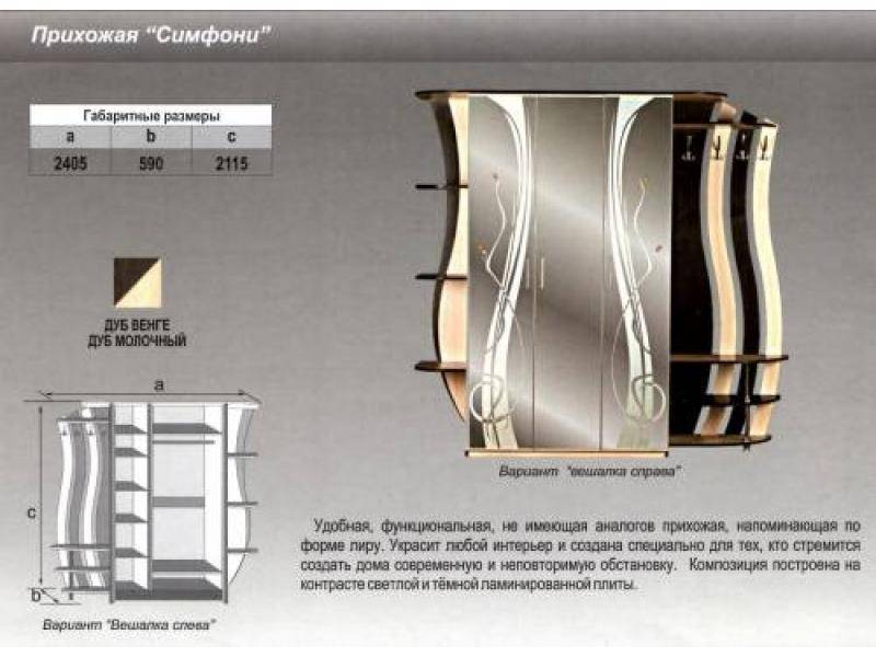 прихожая прямая симфони в Чебоксарах