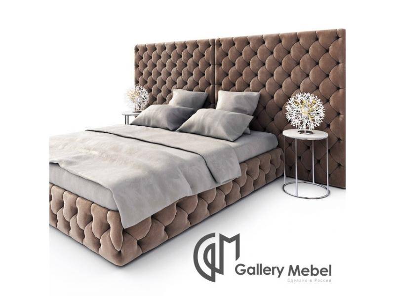 кровать с большим изголовьем letto gm 12 в Чебоксарах