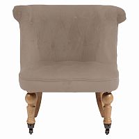 кресло amelie french country chair бежевое в Чебоксарах