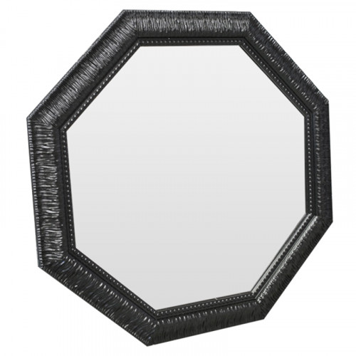 зеркало восьмиугольное черное с резьбой black sparkle в Чебоксарах