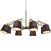 подвесная люстра arte lamp pinoccio a5700lm-8bk в Чебоксарах