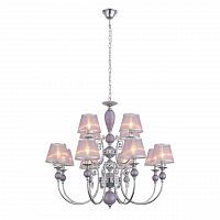 подвесная люстра st luce lilium sl175.103.12 розовая в Чебоксарах