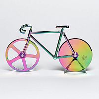 нож для пиццы из нержавеющей стали the fixie, радужный в Чебоксарах