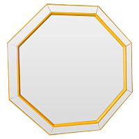 зеркало венецианское восьмиугольное желтое yellow octagon в Чебоксарах