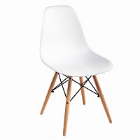 стул деревянный eames pc-015 white в Чебоксарах