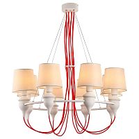 подвесная люстра arte lamp sergio a3325lm-8wh в Чебоксарах