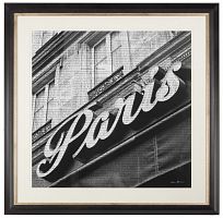 постер в черной раме 90х90 см newsprint paris в Чебоксарах