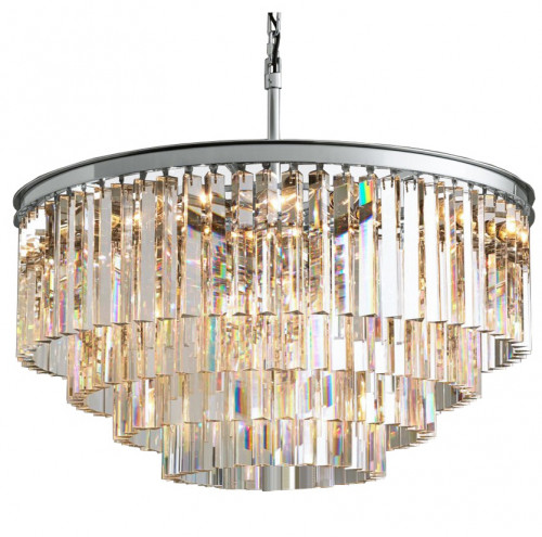 люстра odeon 4 rings silver прозрачное стекло прозрачная, серебро в Чебоксарах