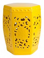 керамический столик-табурет design stool yellow в Чебоксарах