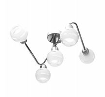 потолочная люстра idlamp agostina 361/5a-whitechrome в Чебоксарах