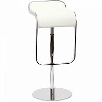 барный стул lem style piston stool белая кожа в Чебоксарах