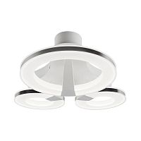 потолочный светодиодный светильник idlamp jenevra 397/3pf-ledwhitechrome в Чебоксарах