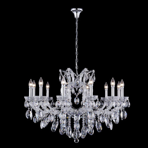 подвесная люстра crystal lux hollywood sp12 chrome в Чебоксарах