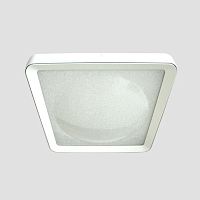 потолочный светодиодный светильник ambrella light orbital crystal sand fs1216 wh/wh 72w+29w d500*500 в Чебоксарах