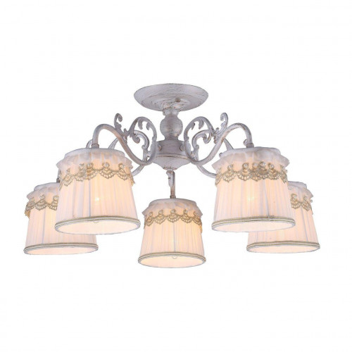 потолочная люстра arte lamp merletto a5709pl-5wg в Чебоксарах