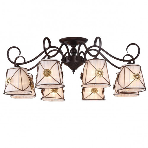 потолочная люстра arte lamp 72 a5495pl-8br в Чебоксарах