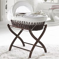 колыбель-переноска gift wicker moses basket темная, белое белье в Чебоксарах