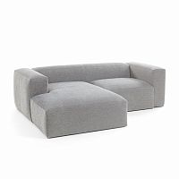 диван блок sofa двухместный левый угол серый от la forma (ex julia grup) в Чебоксарах