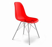 стул dsr красный s37 (eames style) в Чебоксарах