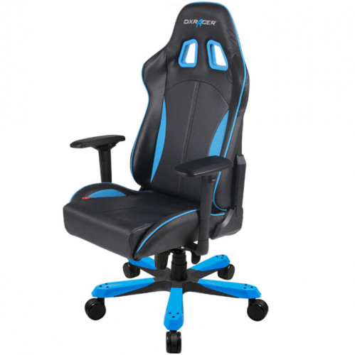 кресло геймерское dxracer king ks57 черно-синее в Чебоксарах