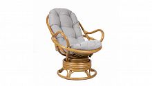 кресло-качалка swivel rocker коричневый в Чебоксарах