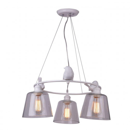 подвесная люстра arte lamp passero a4289lm-3wh в Чебоксарах