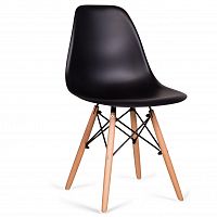 стул деревянный pc-015 черный (eames style) в Чебоксарах