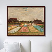 картина: flower beds in holland, 1883г. в Чебоксарах