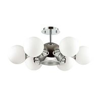 потолочная люстра odeon light miolla 3972/7c белая в Чебоксарах