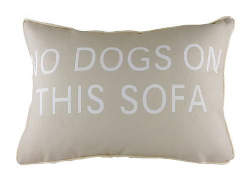 подушка с надписью no dogs on this sofa в Чебоксарах