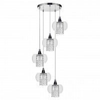 дизайнерская подвесная люстра spot light cordia 1192528 хром в Чебоксарах