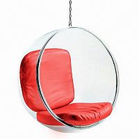 кресло bubble chair красное в Чебоксарах