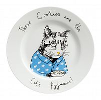 тарелка these cookies are the cat's pyjamas в Чебоксарах