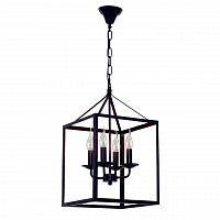 дизайнерская подвесная люстра spot light cage 9810404 черная в Чебоксарах