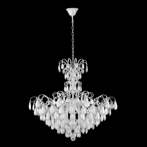 подвесная люстра crystal lux sevilia sp9 silver в Чебоксарах