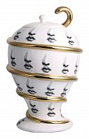 декоративная ваза с крышкой пьеро форназетти serpentino gold в Чебоксарах