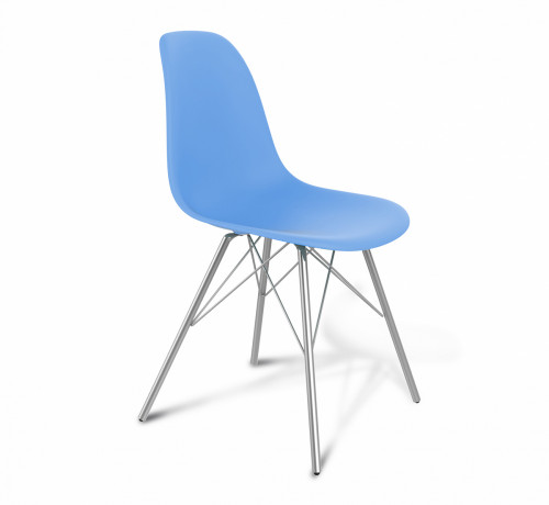 стул dsr голубой s37 (eames style) в Чебоксарах