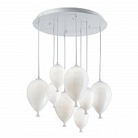 подвесная люстра ideal lux clown sp8 bianco в Чебоксарах