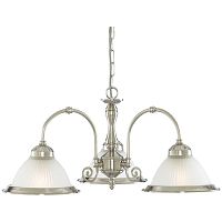 подвесная люстра arte lamp american diner a9366lm-3ss белая в Чебоксарах