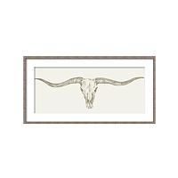 постер western skull mount коричневый в Чебоксарах