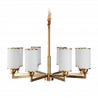 люстра brch9040-8 от delight collection белая/золото в Чебоксарах