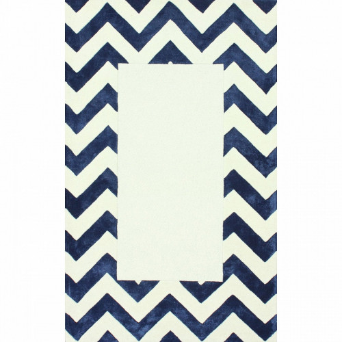 ковер zig zag синий с квадратом 160х230 в Чебоксарах