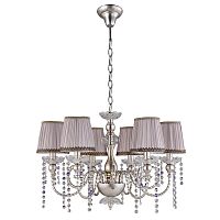 подвесная люстра crystal lux alegria sp6 silver-brown в Чебоксарах