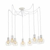 подвесная люстра arte lamp a9182sp-8wh в Чебоксарах