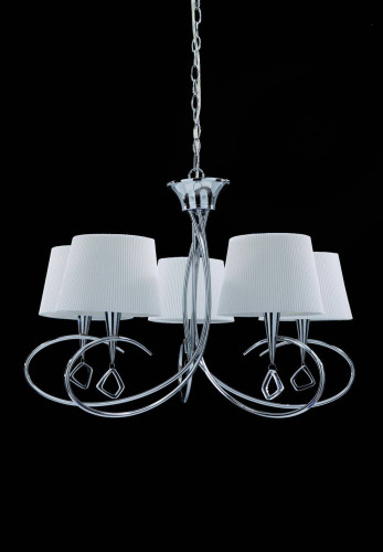 подвесная люстра mantra mara chrome - white 1641 в Чебоксарах
