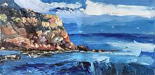 картина маслом утес у моря в Чебоксарах