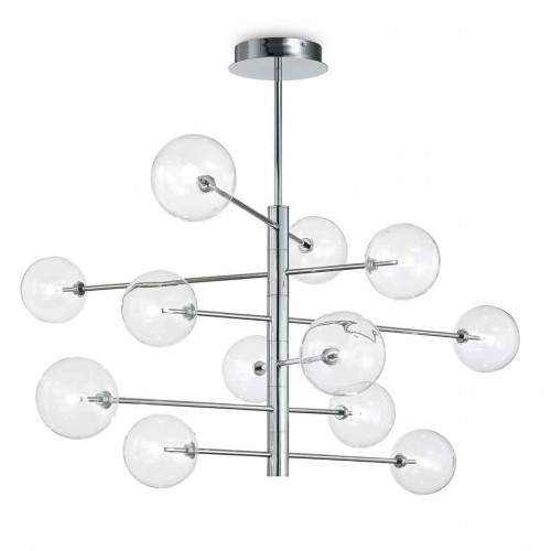 подвесная люстра ideal lux equinoxe sp12 cromo в Чебоксарах