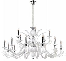 подвесная люстра crystal lux letisia sp12+6 white белая в Чебоксарах