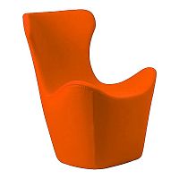 кресло papilio lounge chair оранжевое в Чебоксарах