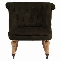 кресло amelie french country chair серо-коричневое в Чебоксарах